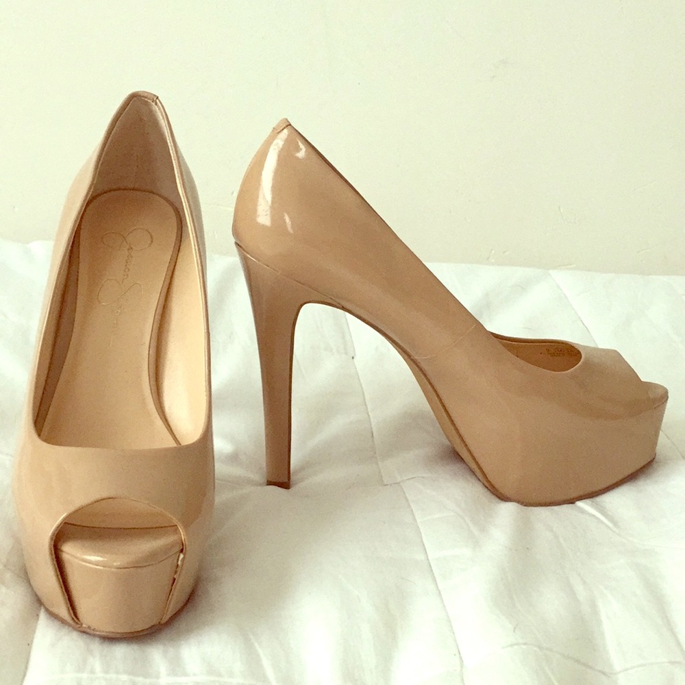 Jessica Simpson Peep-toe Stilettos